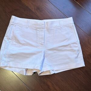 Women’s J Crew chino shorts 4 inch inseam. Size 10. Very light pink color.